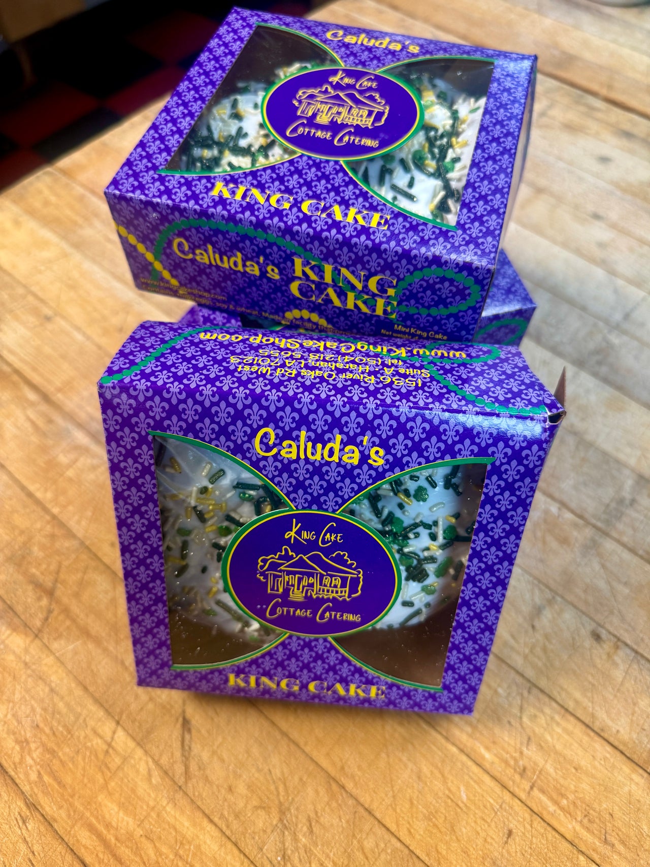 St. Patrick's Day Mini King Cakes