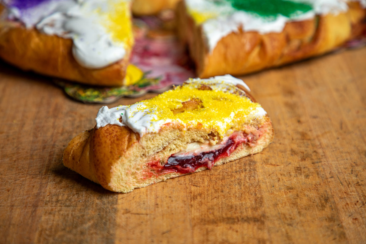 Strawberry Cheese Filled King Cake Kit