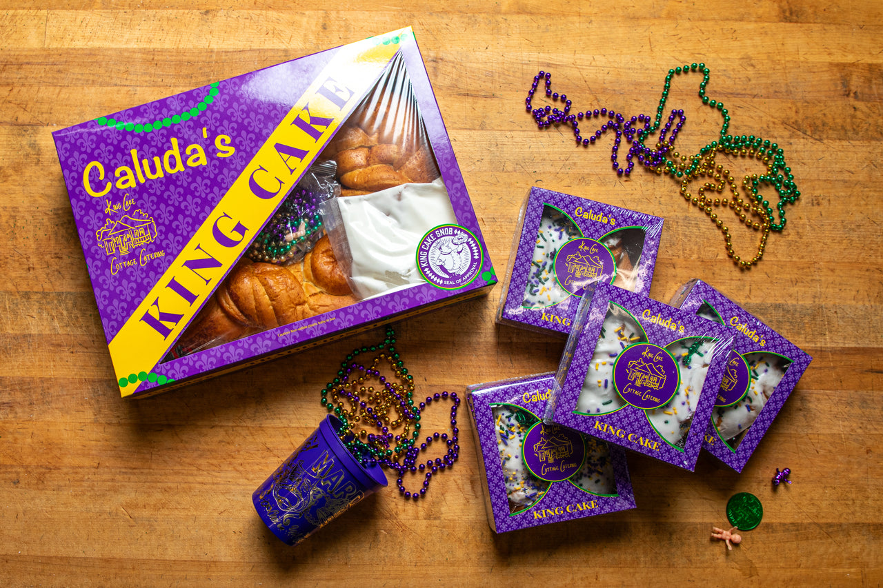 The King Cake Sampler box