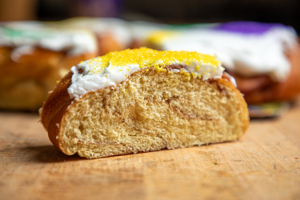 Traditional Mardi Gras King Cake