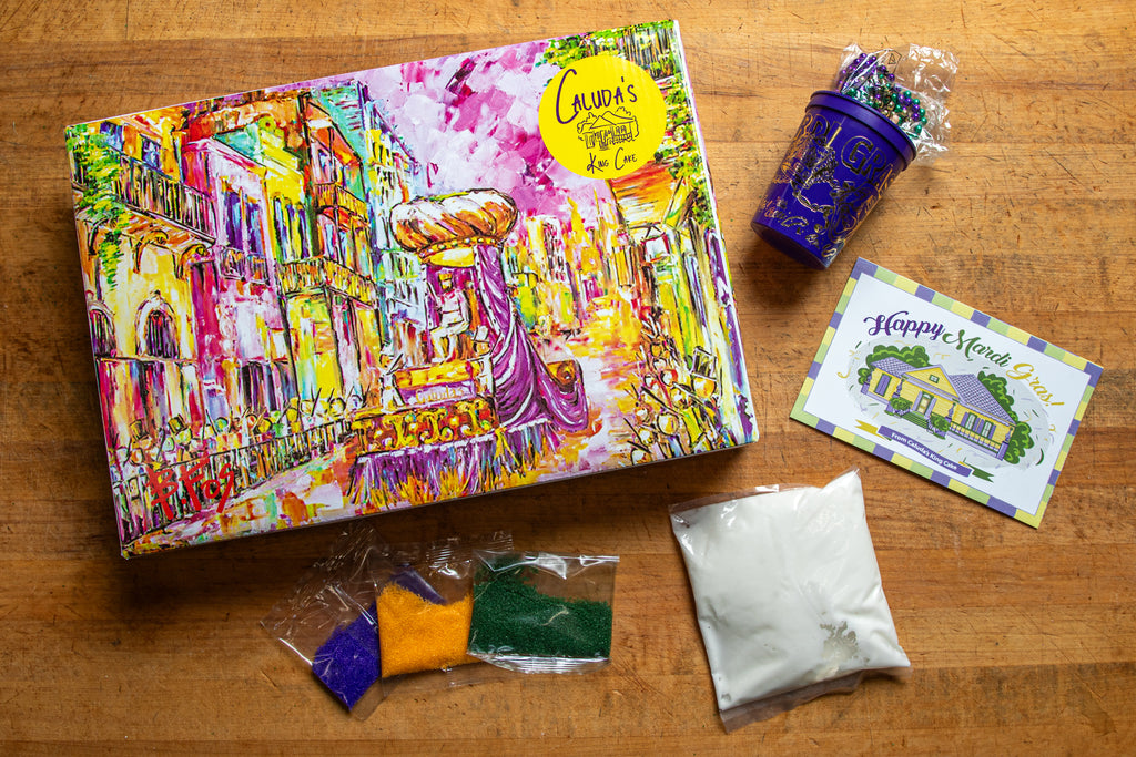 Traditional Mardi Gras King Cake