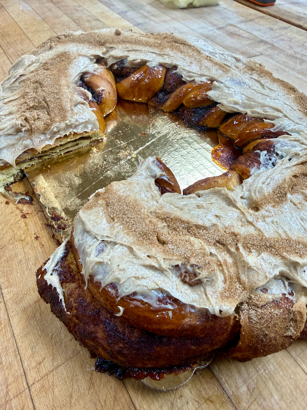Pumpkin Spice Late King Cake