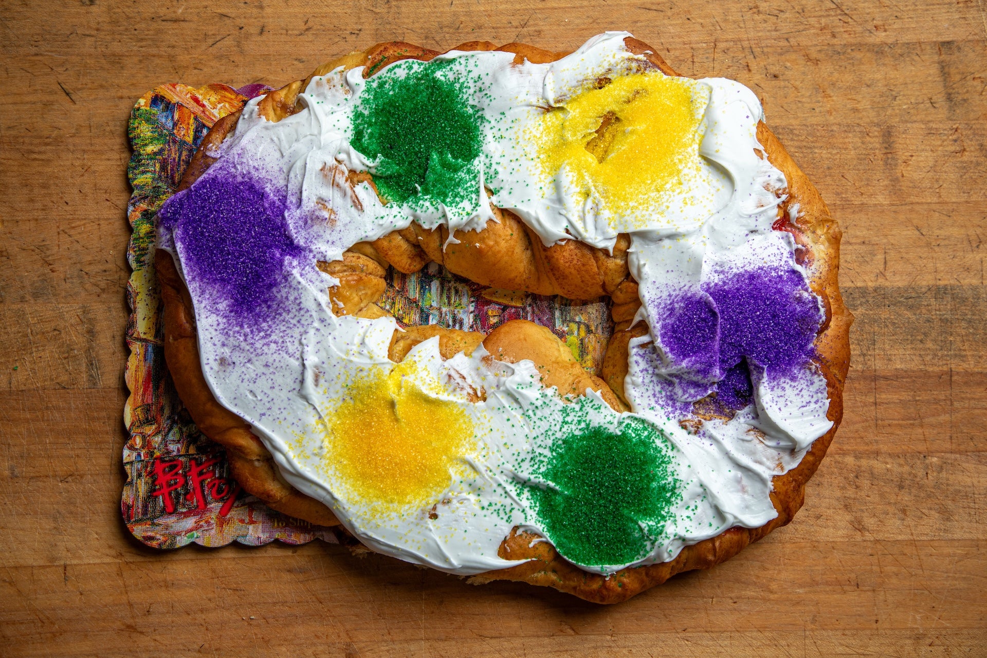 Strawberry Cheese King Cake Kit | Mardi Gras | Caluda's – Caluda's
