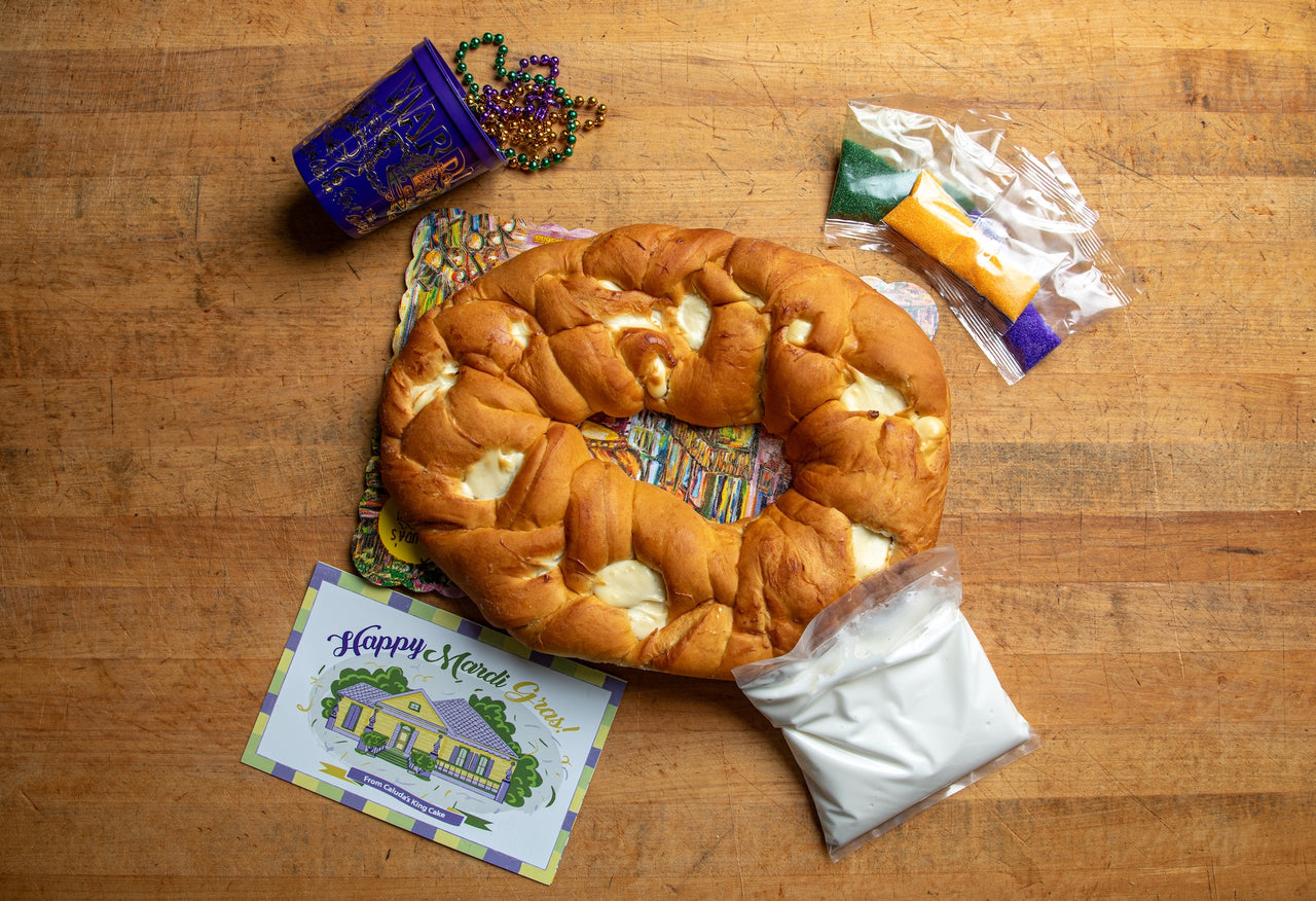 Cream Cheese Filled King Cake