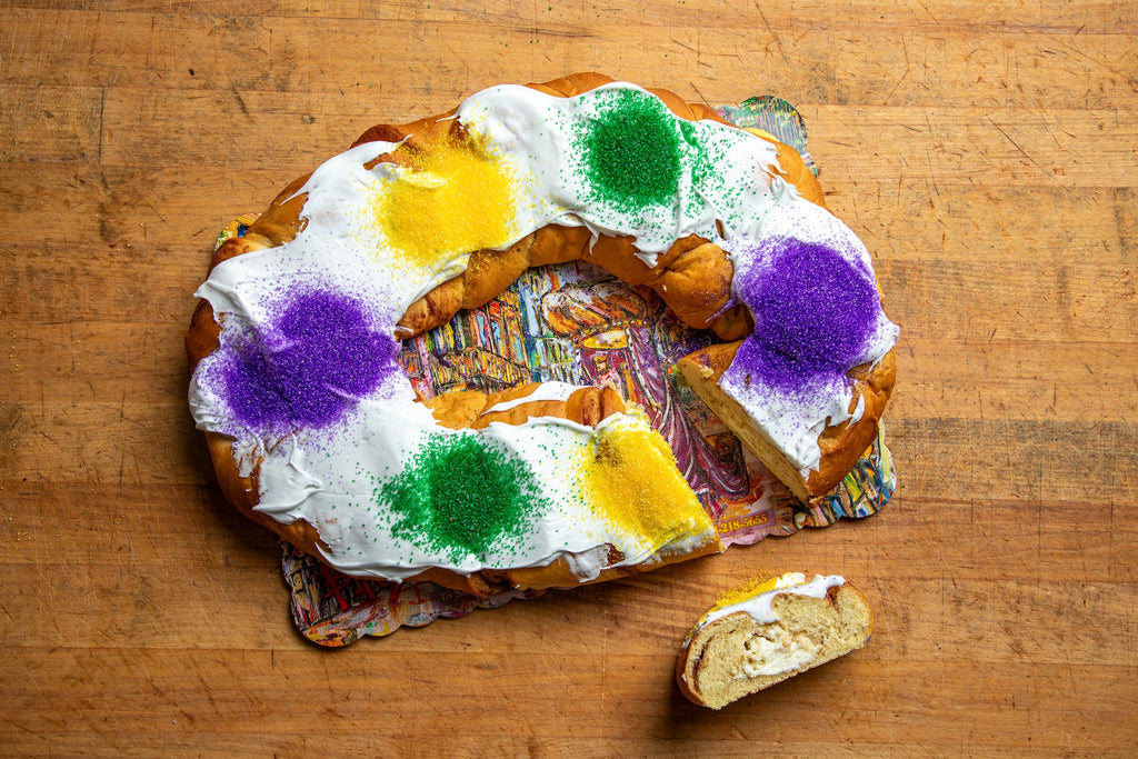 Cream Cheese Filled King Cake