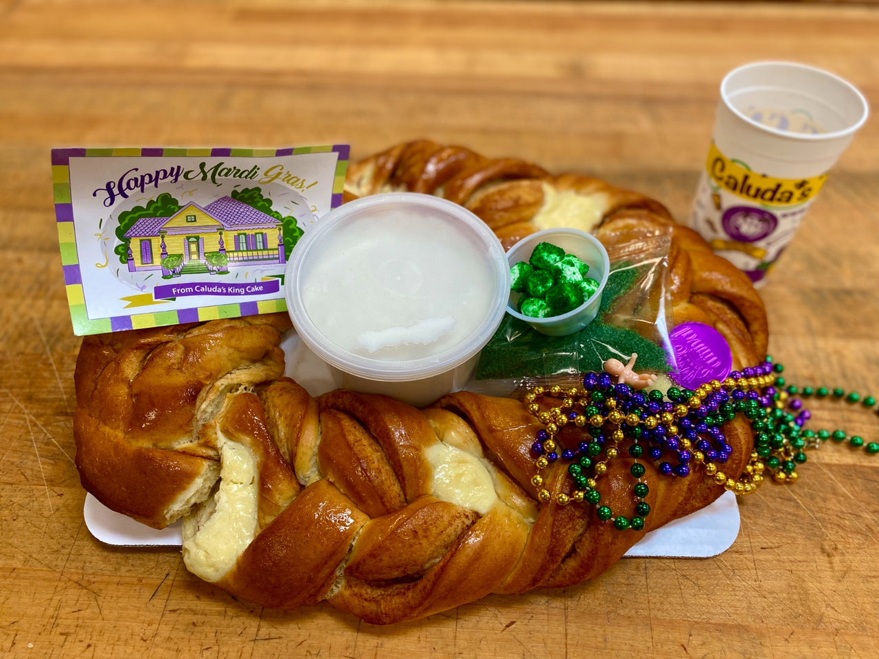 St. Patrick's Day Cream Cheese King Cake Kit