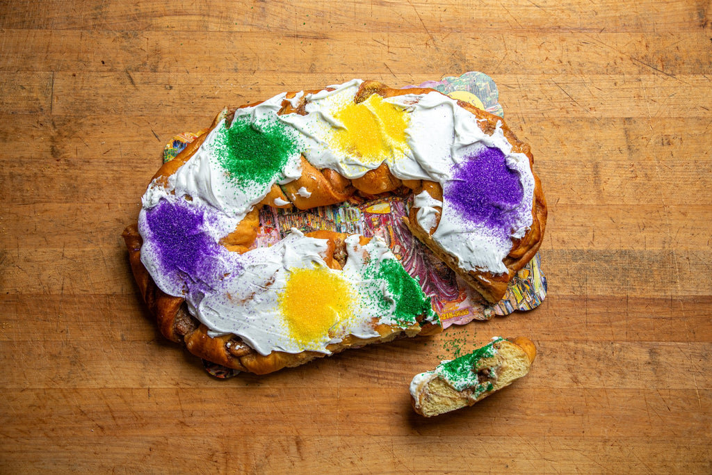 Praline Cheese Filled King Cake