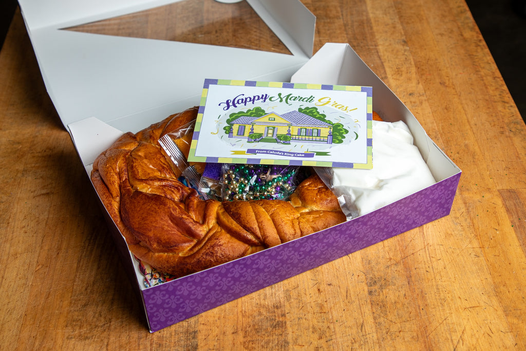 The King Cake Sampler box